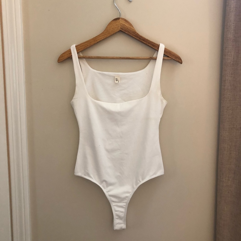 Free People square neck body suit